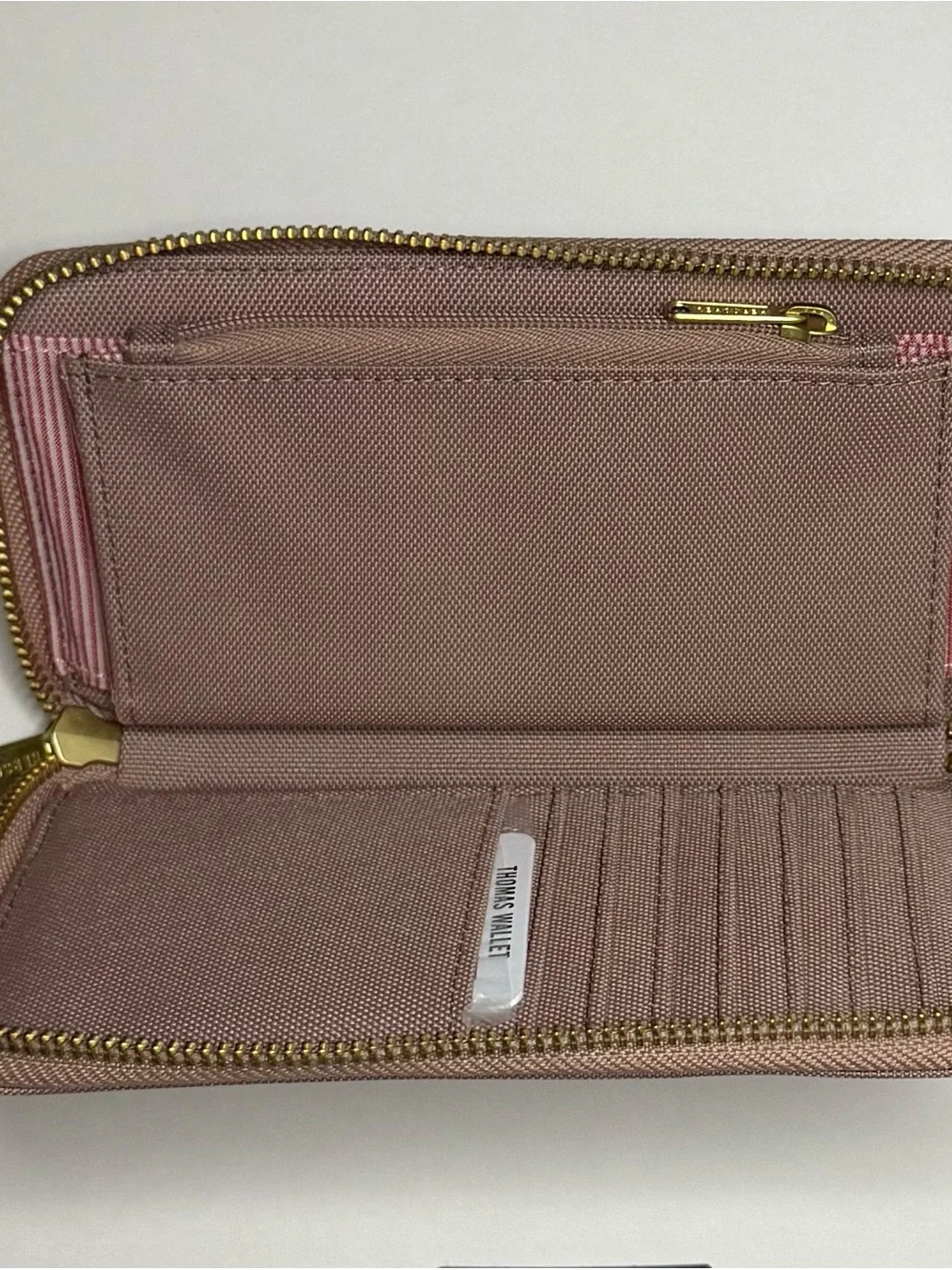 Herschel Supply Company Ash Rose Zip-Around Canvas Wallet